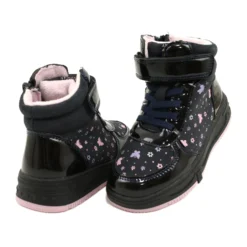 American Club American Boots Bottes Chaudes XD66 Bleu Marine Rose -Lumière Écarlate Bottes american club american boots bottes chaudes xd66 bleu marine rose 3 2000x2000 1