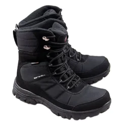 American Club Bottes Avec Une Membrane Isolée Avec Polaire SN01/22 Noir Le Noir