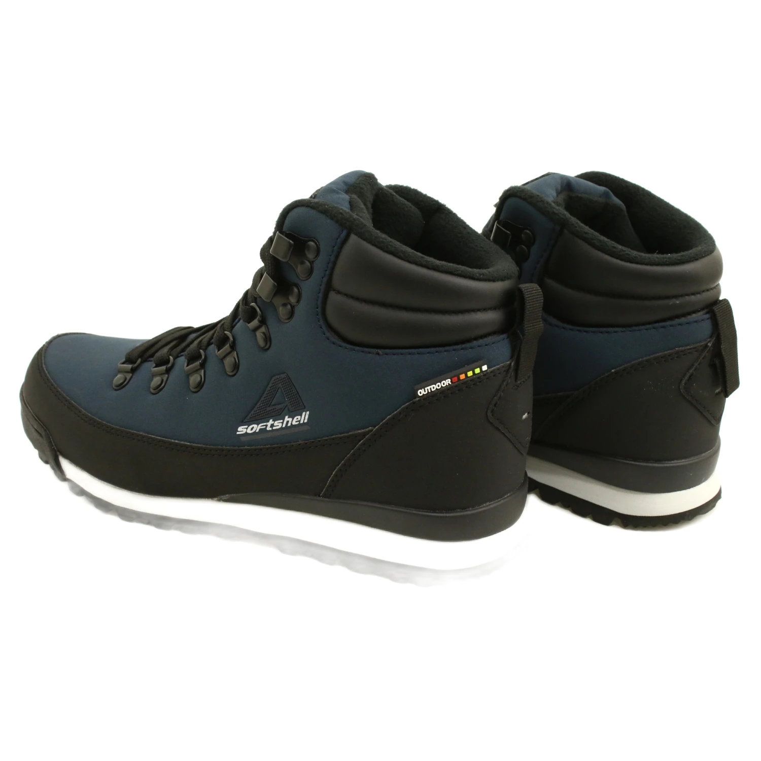 American Club Bottes D'hiver De Trekking Américaines Avec Membrane WT61.Bleu Marine Le Noir 3 American Club Bottes D'hiver De Trekking Américaines Avec Membrane WT61.Bleu Marine Le Noir – Image 3