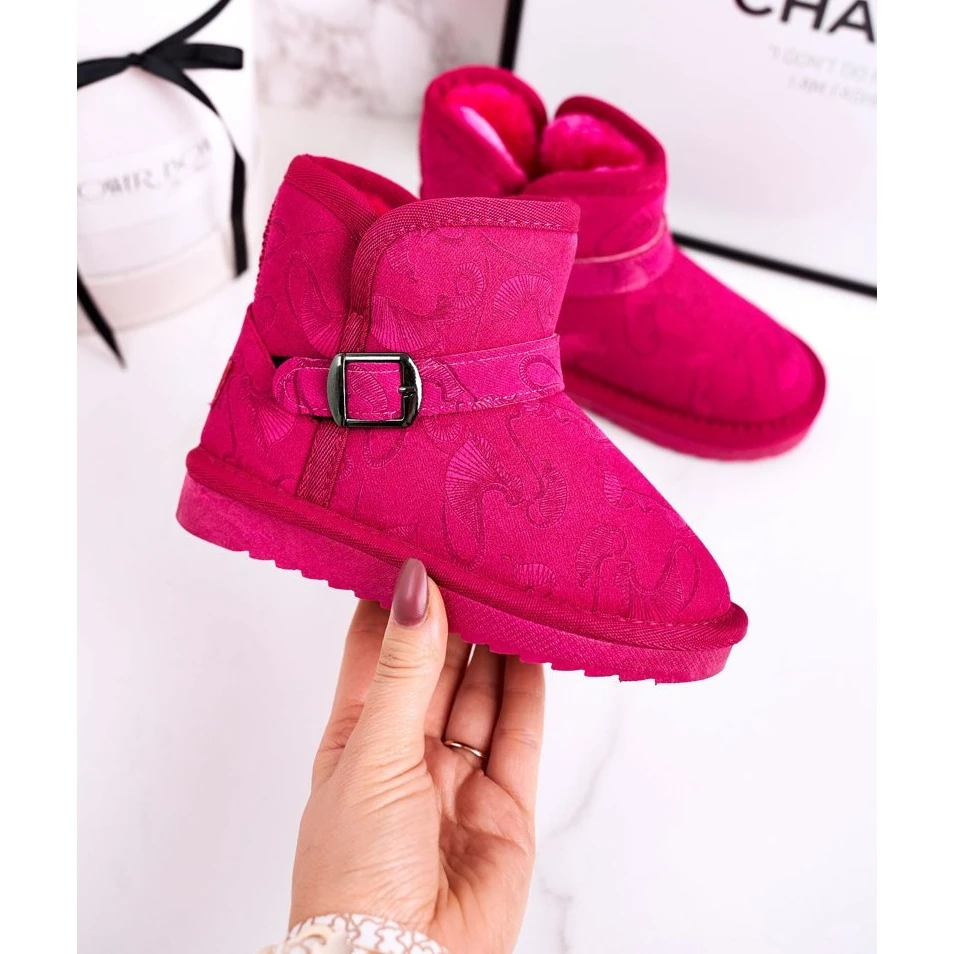 Apawwa Bottes De Neige Enfant Fourrure Fuchsia Kawai Rose 1 Apawwa Bottes De Neige Enfant Fourrure Fuchsia Kawai Rose