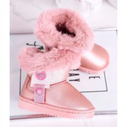 Apawwa Bottes De Neige Pour Enfants Marella Rose Chaud Avec Fourrure -Lumière Écarlate Bottes apawwa bottes de neige pour enfants marella rose chaud avec fourrure 4 2000x2000 1