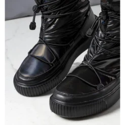 Big Star KK274193 Bottes De Neige 906 Noires Le Noir