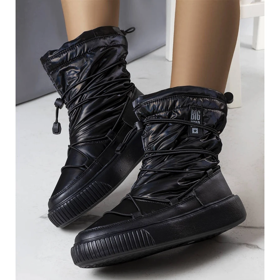 Big Star KK274193 Bottes De Neige 906 Noires Le Noir 2 Big Star KK274193 Bottes De Neige 906 Noires Le Noir – Image 2