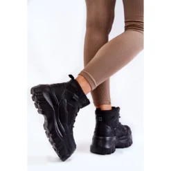 BIG STAR SHOES Bottes à La Mode Memory Foam Big Star KK274371 Noir Le Noir -Lumière Écarlate Bottes big star shoes bottes a la mode memory foam big star kk274371 noir le noir 6 2000x2000 1