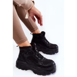 BIG STAR SHOES Bottes à La Mode Memory Foam Big Star KK274371 Noir Le Noir -Lumière Écarlate Bottes big star shoes bottes a la mode memory foam big star kk274371 noir le noir 7 2000x2000 1