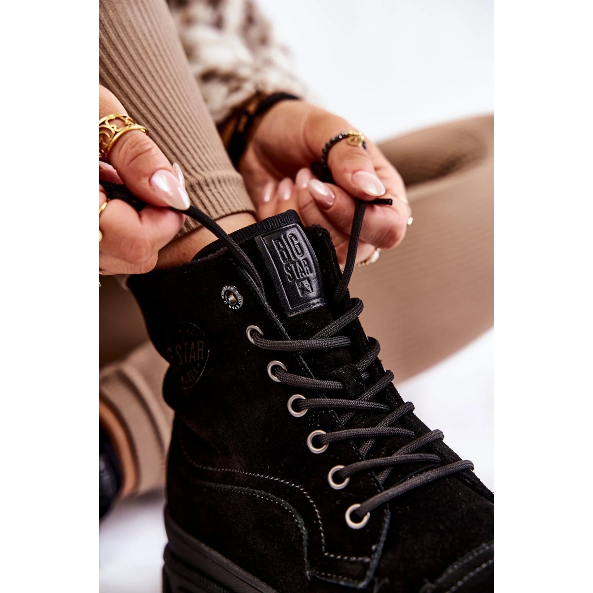 BIG STAR SHOES Bottes Chaudes En Daim Big Star KK274525 Noir Le Noir 5 BIG STAR SHOES Bottes Chaudes En Daim Big Star KK274525 Noir Le Noir – Image 5