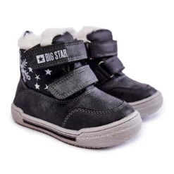 BIG STAR SHOES Bottes Chaudes Enfant Avec Velcro Big Star KK374191 Noir Le Noir -Lumière Écarlate Bottes big star shoes bottes chaudes enfant avec velcro big star kk374191 noir le noir 7 2000x2000 1