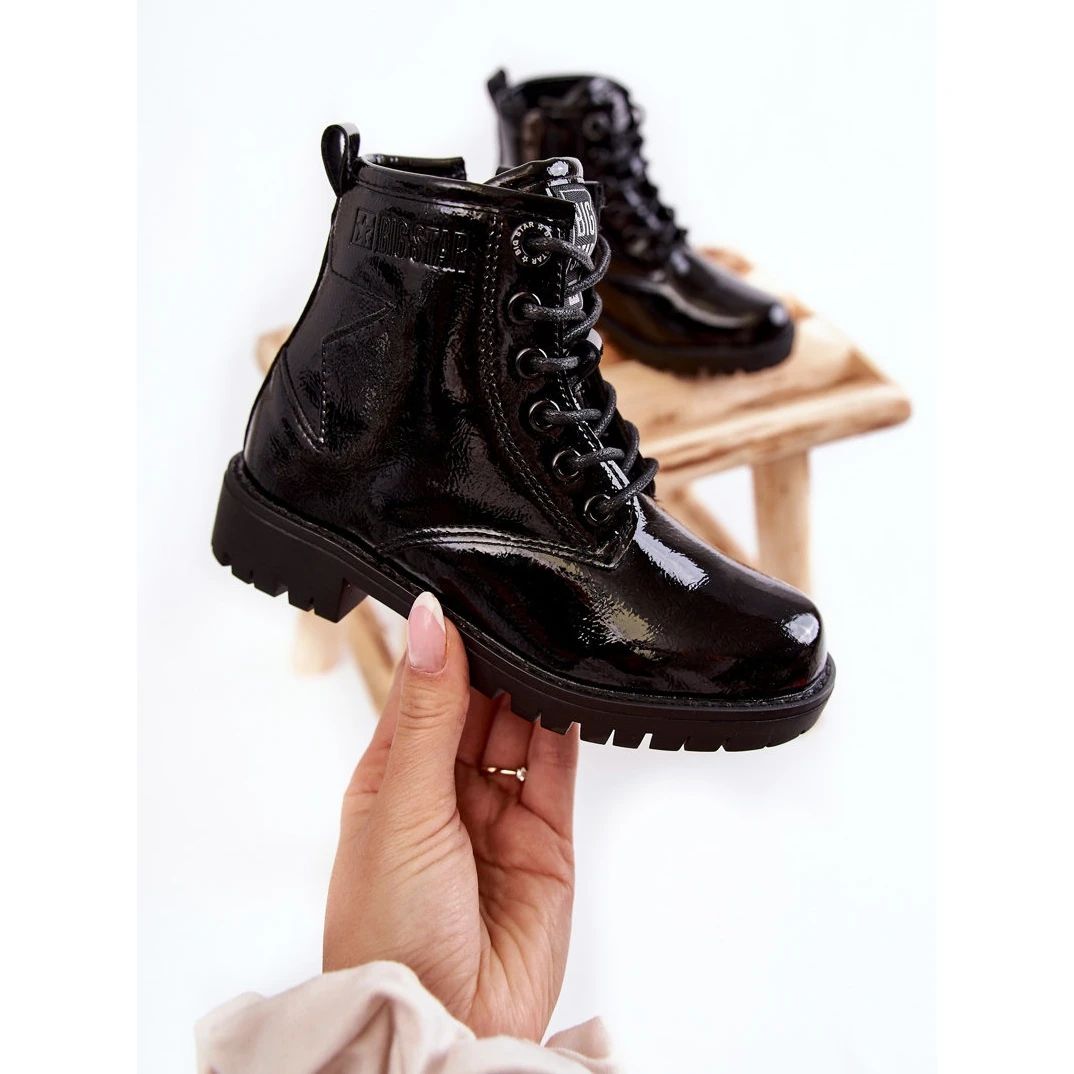 BIG STAR SHOES Bottes Chaudes Laquées Enfant Big Star II374045 Noir Le Noir 4 BIG STAR SHOES Bottes Chaudes Laquées Enfant Big Star II374045 Noir Le Noir – Image 4