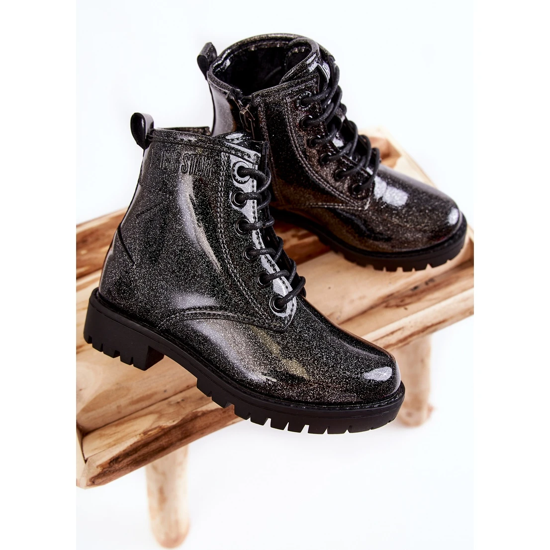 BIG STAR SHOES Bottes Chaudes Laquées Enfant Big Star II374047 Noir-Argent Le Noir 3 BIG STAR SHOES Bottes Chaudes Laquées Enfant Big Star II374047 Noir-Argent Le Noir – Image 3
