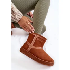 BIG STAR SHOES Bottes De Neige à Enfiler Pour Femmes Big Star KK274612 Marron Brun -Lumière Écarlate Bottes big star shoes bottes de neige a enfiler pour femmes big star kk274612 marron brun 7 2000x2000 1