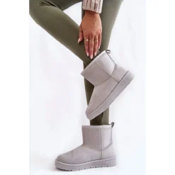 BIG STAR SHOES Bottes De Neige à Enfiler Pour Femmes Big Star KK274613 Gris -Lumière Écarlate Bottes big star shoes bottes de neige a enfiler pour femmes big star kk274613 gris 3 2000x2000 1