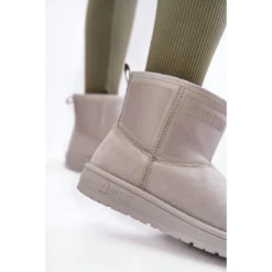 BIG STAR SHOES Bottes De Neige à Enfiler Pour Femmes Big Star KK274613 Gris -Lumière Écarlate Bottes big star shoes bottes de neige a enfiler pour femmes big star kk274613 gris 4 2000x2000 1