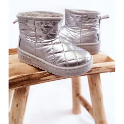 BIG STAR SHOES Bottes De Neige Chaudes Pour Enfants Big Star KK374241 Argent -Lumière Écarlate Bottes big star shoes bottes de neige chaudes pour enfants big star kk374241 argent 3 2000x2000 1