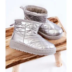 BIG STAR SHOES Bottes De Neige Chaudes Pour Enfants Big Star KK374241 Argent -Lumière Écarlate Bottes big star shoes bottes de neige chaudes pour enfants big star kk374241 argent 4 2000x2000 1