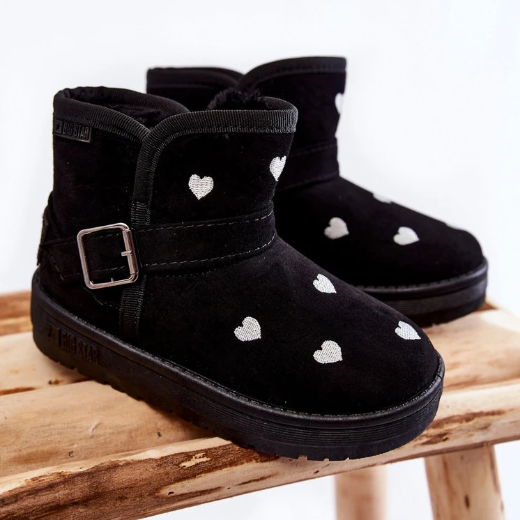 BIG STAR SHOES Bottes De Neige Enfant Noir Big Star KK374243 Le Noir 2 BIG STAR SHOES Bottes De Neige Enfant Noir Big Star KK374243 Le Noir – Image 2