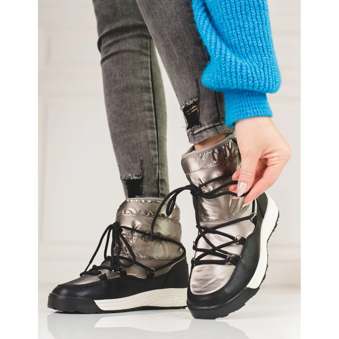 BIG STAR SHOES Bottes De Neige Femme Big Star KK274275 D'or 1 BIG STAR SHOES Bottes De Neige Femme Big Star KK274275 D'or