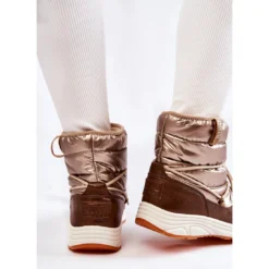 BIG STAR SHOES Bottes De Neige Femme Memory Foam Big Star KK274276 Or-Marron Brun D'or -Lumière Écarlate Bottes big star shoes bottes de neige femme memory foam big star kk274276 or marron brun dor 7 2000x2000 1