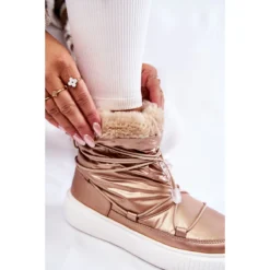 BIG STAR SHOES Bottes De Neige Isolées Femme Big Star KK274194 Beige-Or D'or -Lumière Écarlate Bottes big star shoes bottes de neige isolees femme big star kk274194 beige or dor 8 2000x2000 1