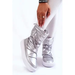 BIG STAR SHOES Bottes De Neige Isolées Pour Femmes Big Star KK274195 Argent