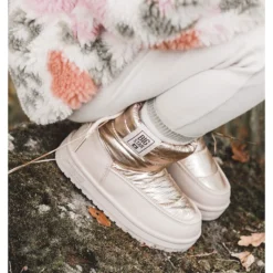 BIG STAR SHOES Bottes De Neige Pour Enfants Big Star KK374221 Beżowo-Złote Beige D'or -Lumière Écarlate Bottes big star shoes bottes de neige pour enfants big star kk374221 bezowo zlote beige dor 7 2000x2000 1