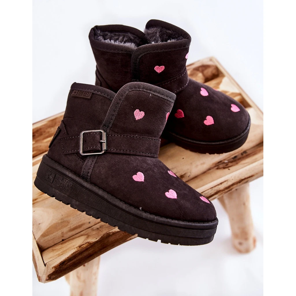 BIG STAR SHOES Bottes De Neige Pour Enfants Big Star KK374244 Gris Rose 3 BIG STAR SHOES Bottes De Neige Pour Enfants Big Star KK374244 Gris Rose – Image 3