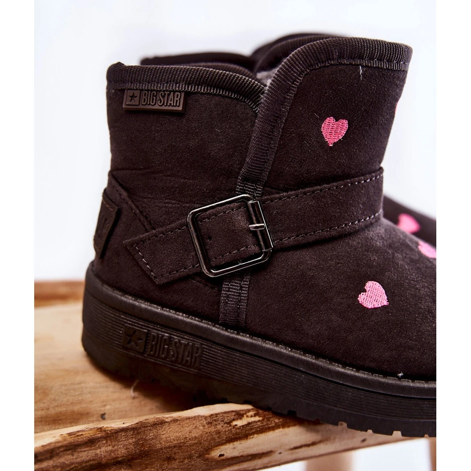 BIG STAR SHOES Bottes De Neige Pour Enfants Big Star KK374244 Gris Rose 4 BIG STAR SHOES Bottes De Neige Pour Enfants Big Star KK374244 Gris Rose – Image 4