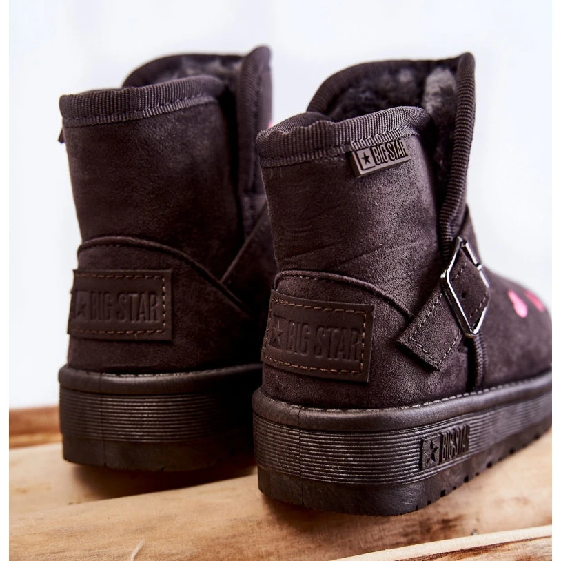 BIG STAR SHOES Bottes De Neige Pour Enfants Big Star KK374244 Gris Rose 5 BIG STAR SHOES Bottes De Neige Pour Enfants Big Star KK374244 Gris Rose – Image 5