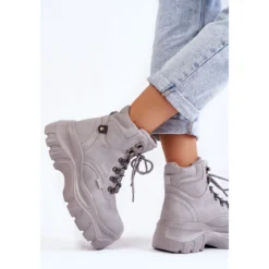 BIG STAR SHOES Bottes Femme Memory Foam Big Star Gris KK274367 -Lumière Écarlate Bottes big star shoes bottes femme memory foam big star gris kk274367 5 2000x2000 1