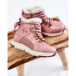 BIG STAR SHOES Bottes Isolées Pour Enfants Avec Une Fermeture éclair Big Star KK374177 Rose -Lumière Écarlate Bottes big star shoes bottes isolees pour enfants avec une fermeture eclair big star kk374177 rose 4 2000x2000 1