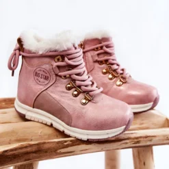 BIG STAR SHOES Bottes Isolées Pour Enfants Avec Une Fermeture éclair Big Star KK374177 Rose -Lumière Écarlate Bottes big star shoes bottes isolees pour enfants avec une fermeture eclair big star kk374177 rose 5 2000x2000 1