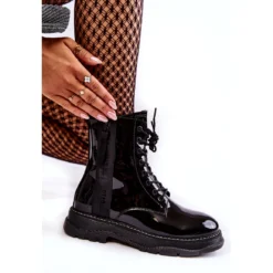 BIG STAR SHOES Bottes Laquées Glany Big Star KK274489 Noir Le Noir -Lumière Écarlate Bottes big star shoes bottes laquees glany big star kk274489 noir le noir 4 2000x2000 1