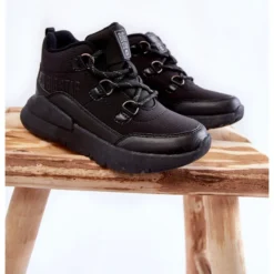 BIG STAR SHOES Bottes Pour Enfants Memory Foam Big Star KK374119 Noir Le Noir