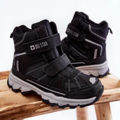 BIG STAR SHOES Bottes Pour Enfants Memory Foam Big Star KK374157 Noir Le Noir -Lumière Écarlate Bottes big star shoes bottes pour enfants memory foam big star kk374157 noir le noir 3 2000x2000 1