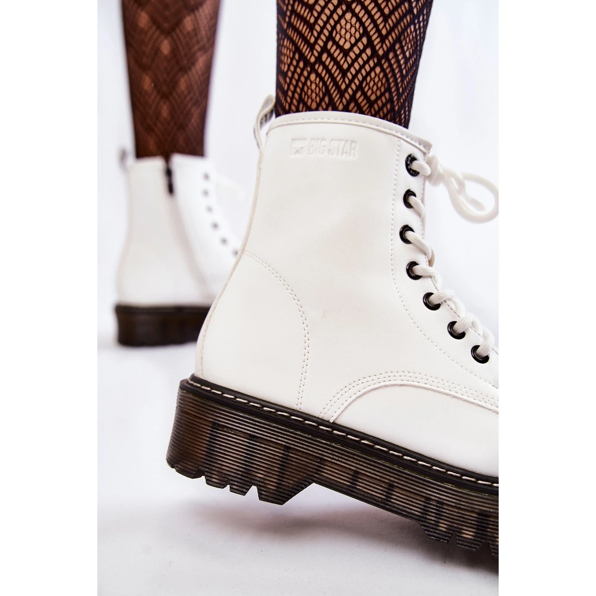 BIG STAR SHOES Bottes Pour Femmes Avec Fermeture éclair Big Star KK274536 Blanc Blanche 8 BIG STAR SHOES Bottes Pour Femmes Avec Fermeture éclair Big Star KK274536 Blanc Blanche – Image 8