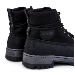 BIG STAR SHOES Bottes Pour Hommes En Mousse à Mémoire De Forme Big Star KK174206 Noir Le Noir