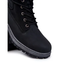 BIG STAR SHOES Bottes Pour Hommes En Mousse à Mémoire De Forme Big Star KK174206 Noir Le Noir -Lumière Écarlate Bottes big star shoes bottes pour hommes en mousse a memoire de forme big star kk174206 noir le noir 4 2000x2000 1