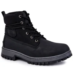 BIG STAR SHOES Bottes Pour Hommes En Mousse à Mémoire De Forme Big Star KK174206 Noir Le Noir -Lumière Écarlate Bottes big star shoes bottes pour hommes en mousse a memoire de forme big star kk174206 noir le noir 7 2000x2000 1