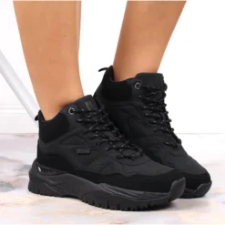 Black Big Star KK274356 Bottes Plateforme Noires Pour Femmes De Sport Le Noir -Lumière Écarlate Bottes black big star kk274356 bottes plateforme noires pour femmes de sport le noir 5 2000x2000 1