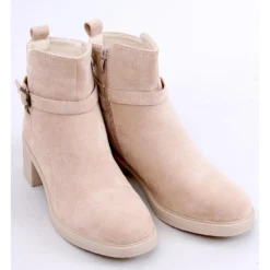 BM Bottes à Talons Larges Aretha Beige -Lumière Écarlate Bottes bm bottes a talons larges aretha beige 4 2000x2000 1