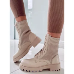 BM Bottes Avec Tige élastique Cass Beige -Lumière Écarlate Bottes bm bottes avec tige elastique cass beige 3 2000x2000 1