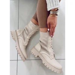 BM Bottes Avec Tige élastique Cass Beige -Lumière Écarlate Bottes bm bottes avec tige elastique cass beige 4 2000x2000 1