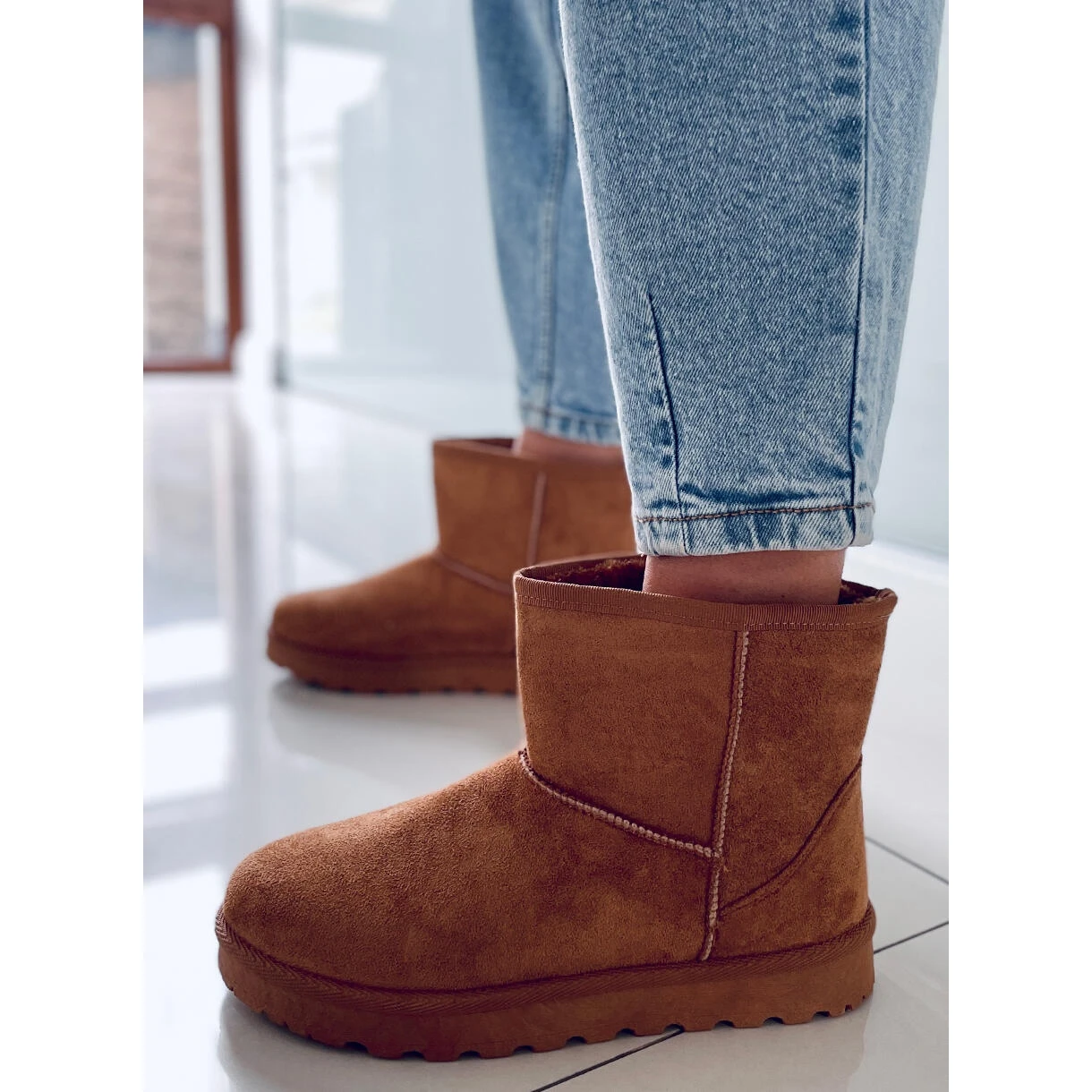 BM Bottes De Neige Emusy Lilian Camel Brun 5 BM Bottes De Neige Emusy Lilian Camel Brun – Image 5