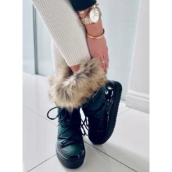 BM Bottes De Neige Femme Amerie Vert -Lumière Écarlate Bottes bm bottes de neige femme amerie vert 5 2000x2000 1