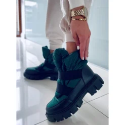 BM Bottes De Neige Uffie Green Pour Femmes Vert -Lumière Écarlate Bottes bm bottes de neige uffie green pour femmes vert 4 2000x2000 1