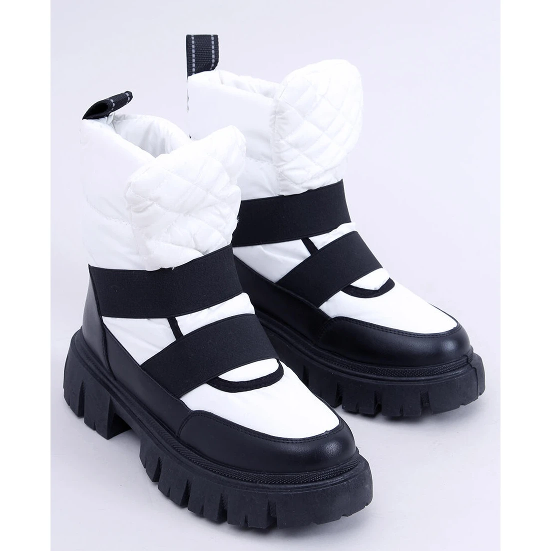 BM Bottes De Neige Uffie White Pour Femmes Blanche Le Noir 3 BM Bottes De Neige Uffie White Pour Femmes Blanche Le Noir – Image 3