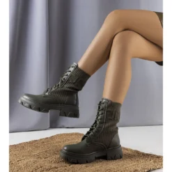 BM Bottes De Randonnée Vertes Kori