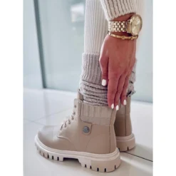 BM Bottes De Trappeur Femme Atomic Beige