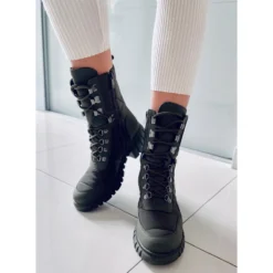 BM Bottes En Nylon Jewel Green Vert -Lumière Écarlate Bottes bm bottes en nylon jewel green vert 4 2000x2000 1