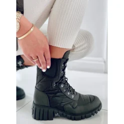 BM Bottes En Nylon Jewel Green Vert -Lumière Écarlate Bottes bm bottes en nylon jewel green vert 5 2000x2000 1