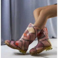 BM Bottes Hautes Roses Massby